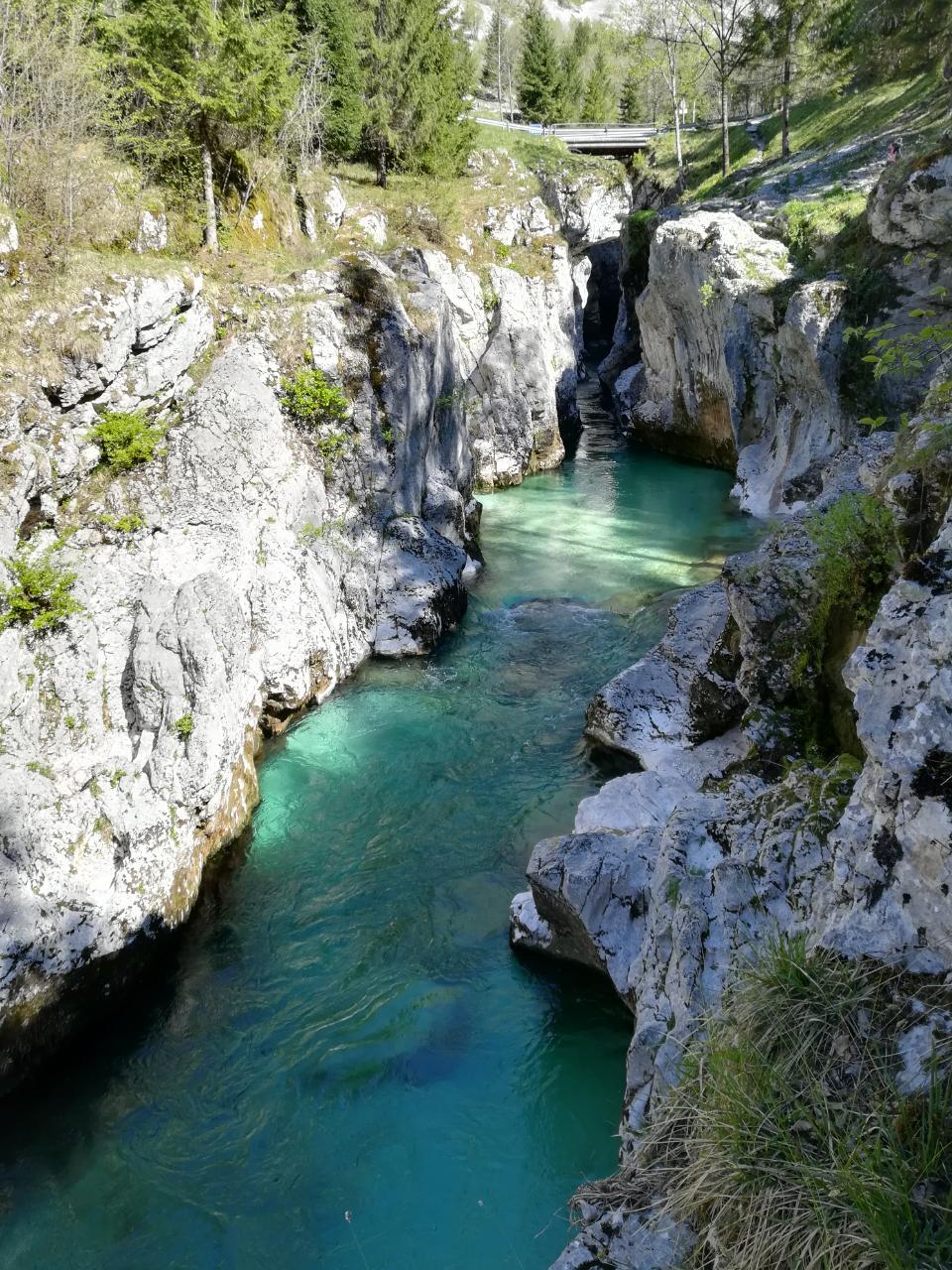 Soca Canyon Slowenien Schlucht