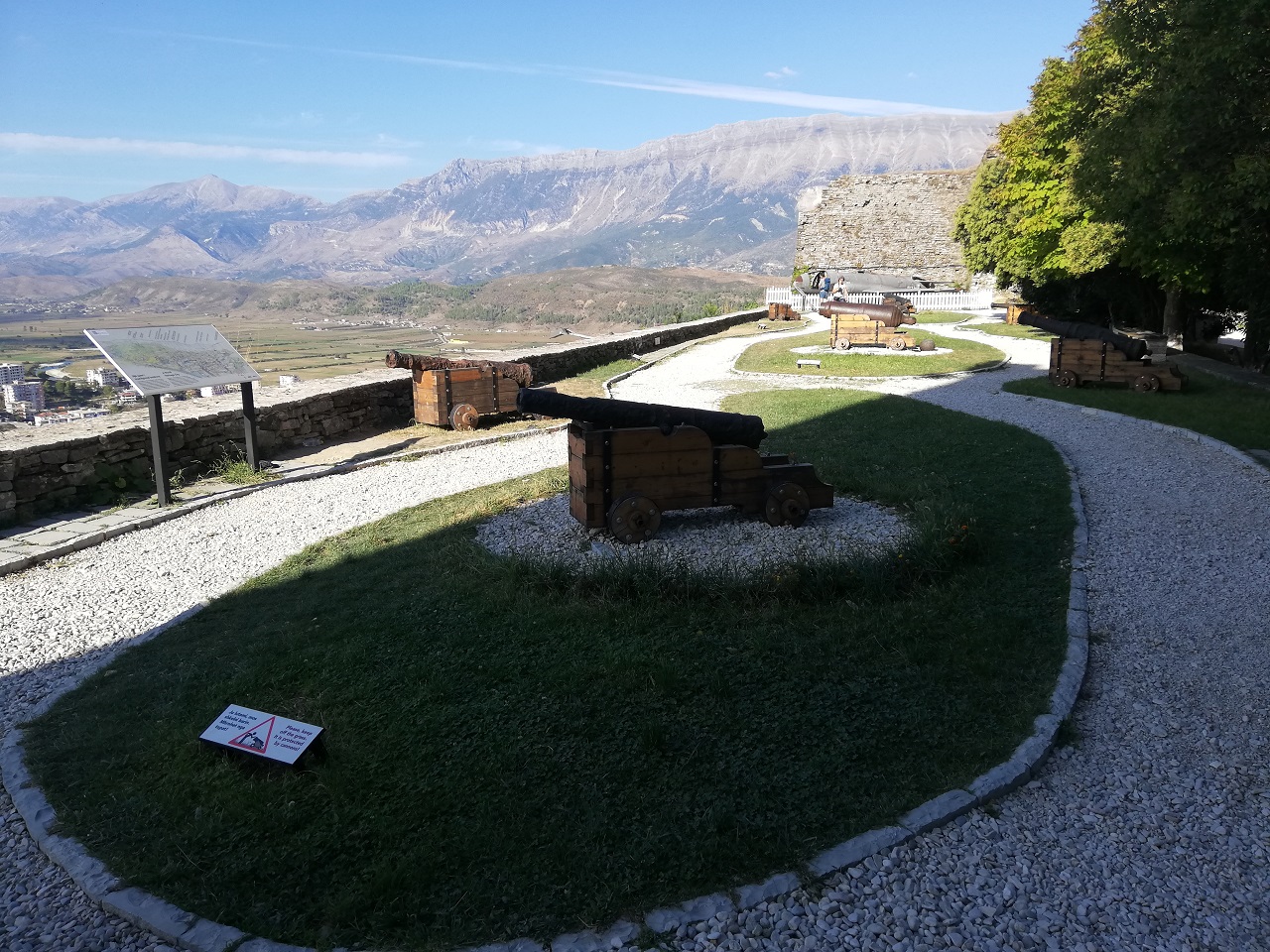 Außenbereich Burg Gjirokastra