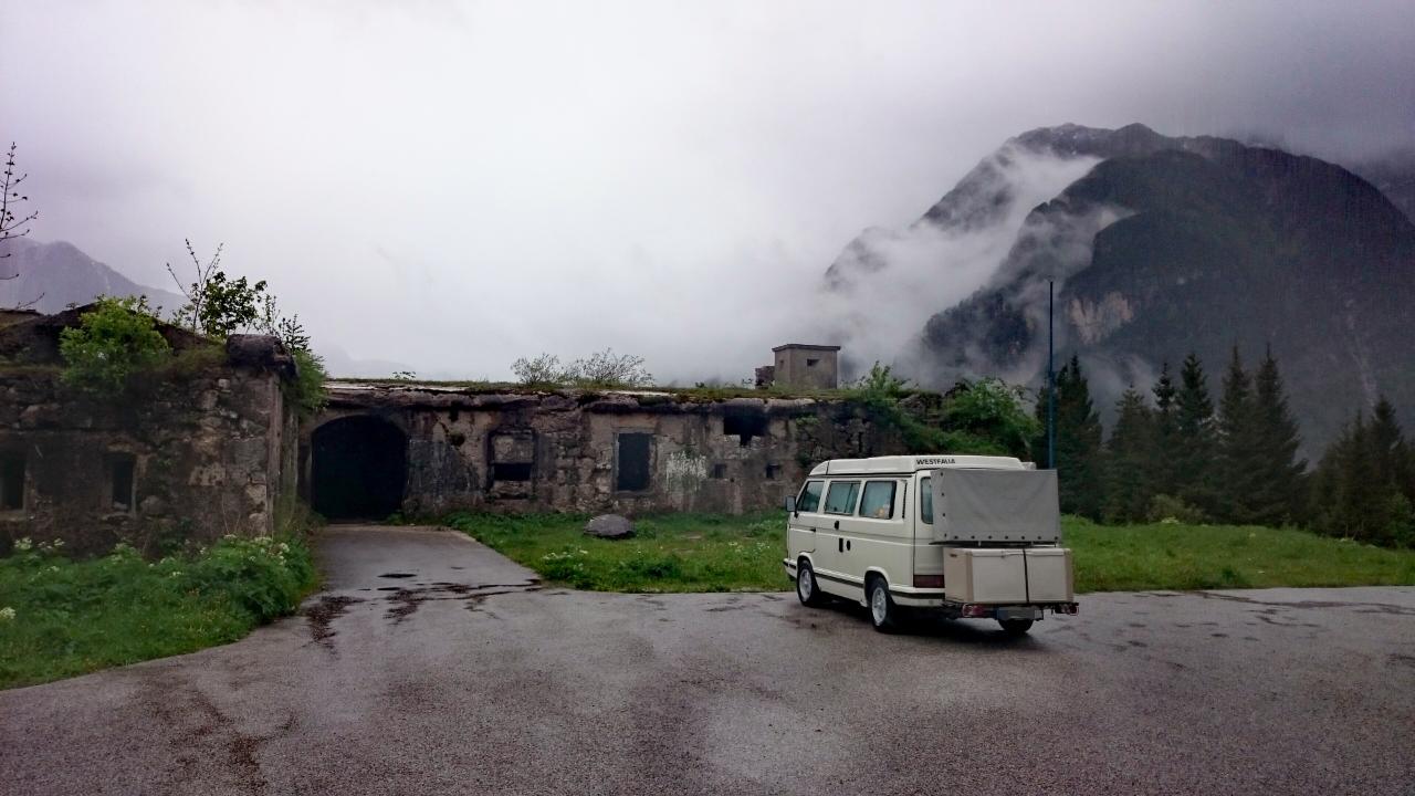 Festungswerk am Predil Pass