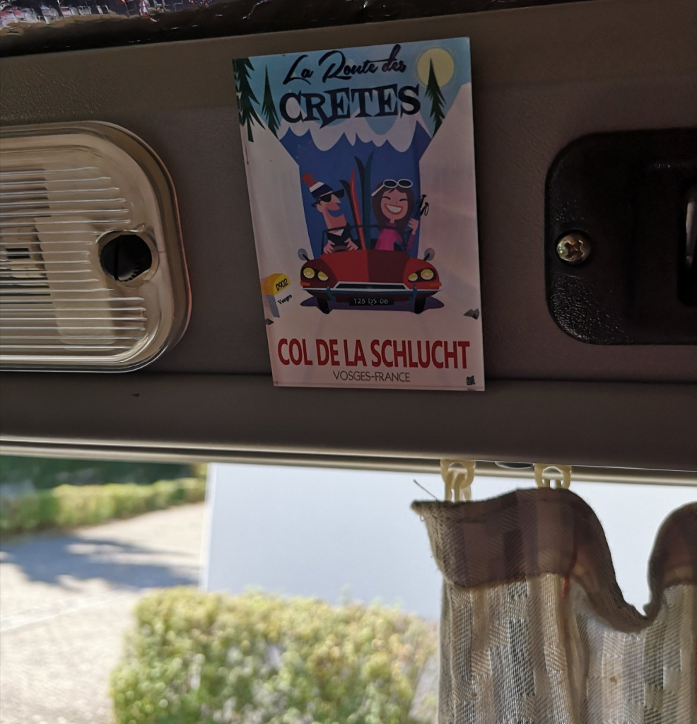 Magnet Frankreich Vanlife Souvenir T3 Bulli Deko