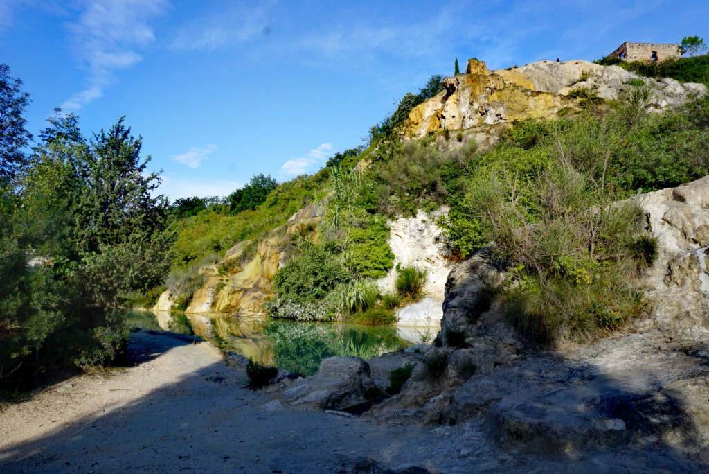 Bagni di Vignoni Toskana Italien QUellen 