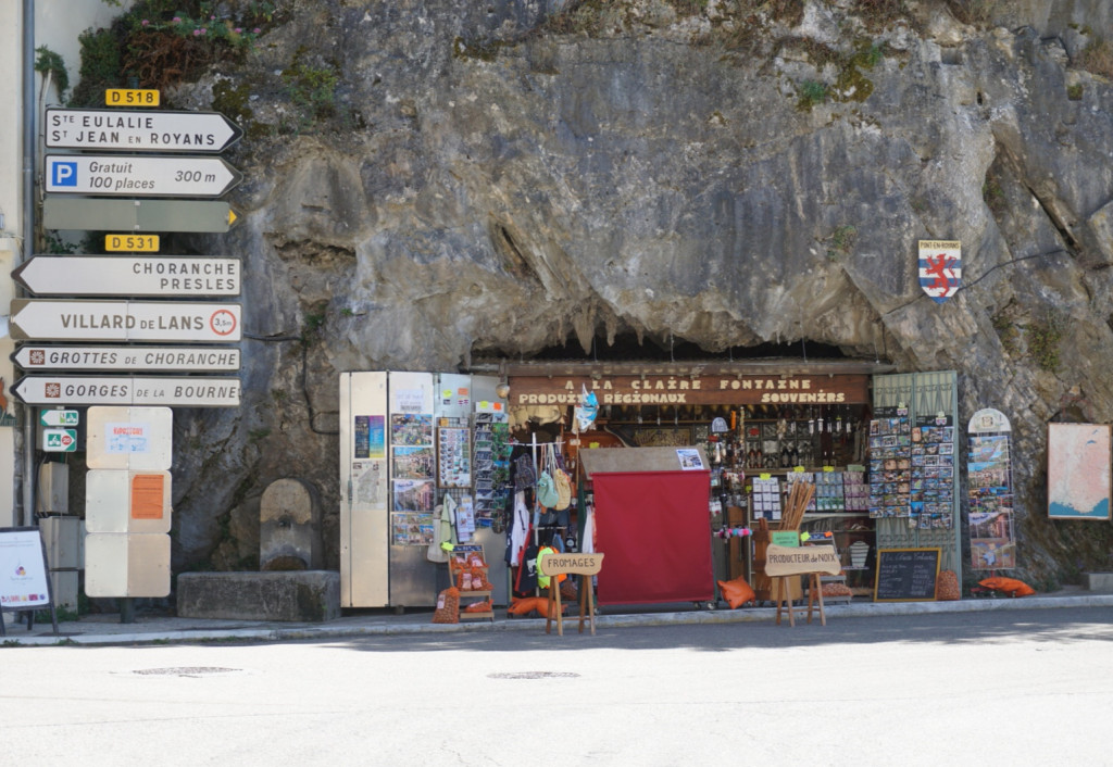 Souvenirstand Pont-en-Royans Frankreich