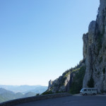 VW Bulli Col de Rousset Frankreich Alpen