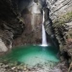 Kozjak Wasserfall Slowenien Roadtrip Kobarid