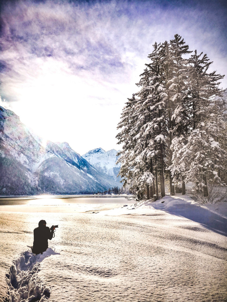 Predil See Fotospot Slowenien Italien Pass Winter