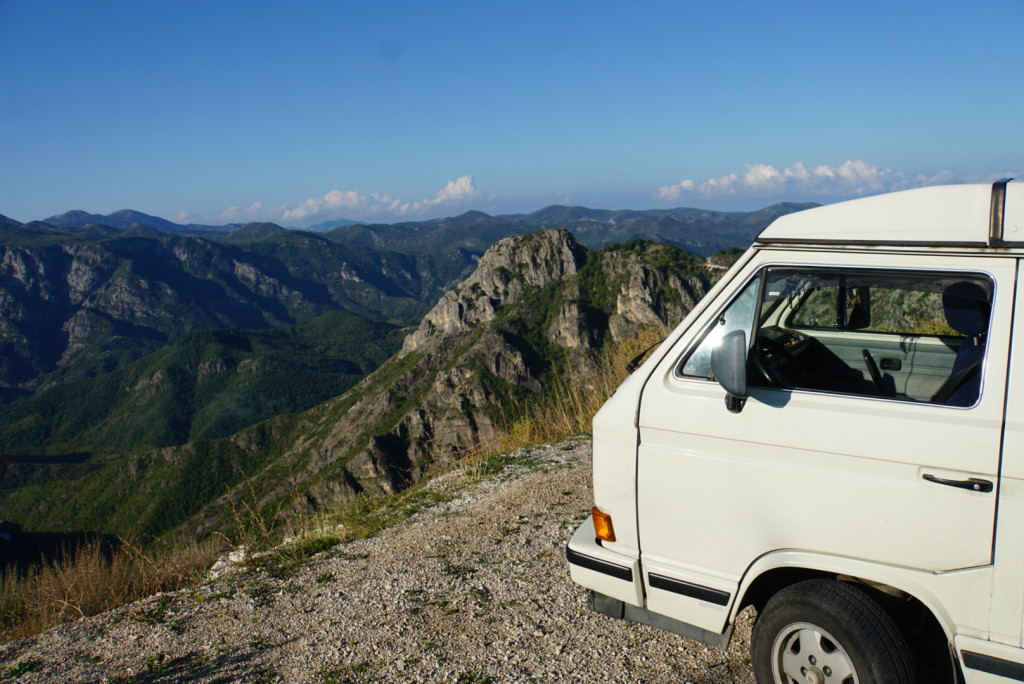 Grenze  Montenegro Vanlife