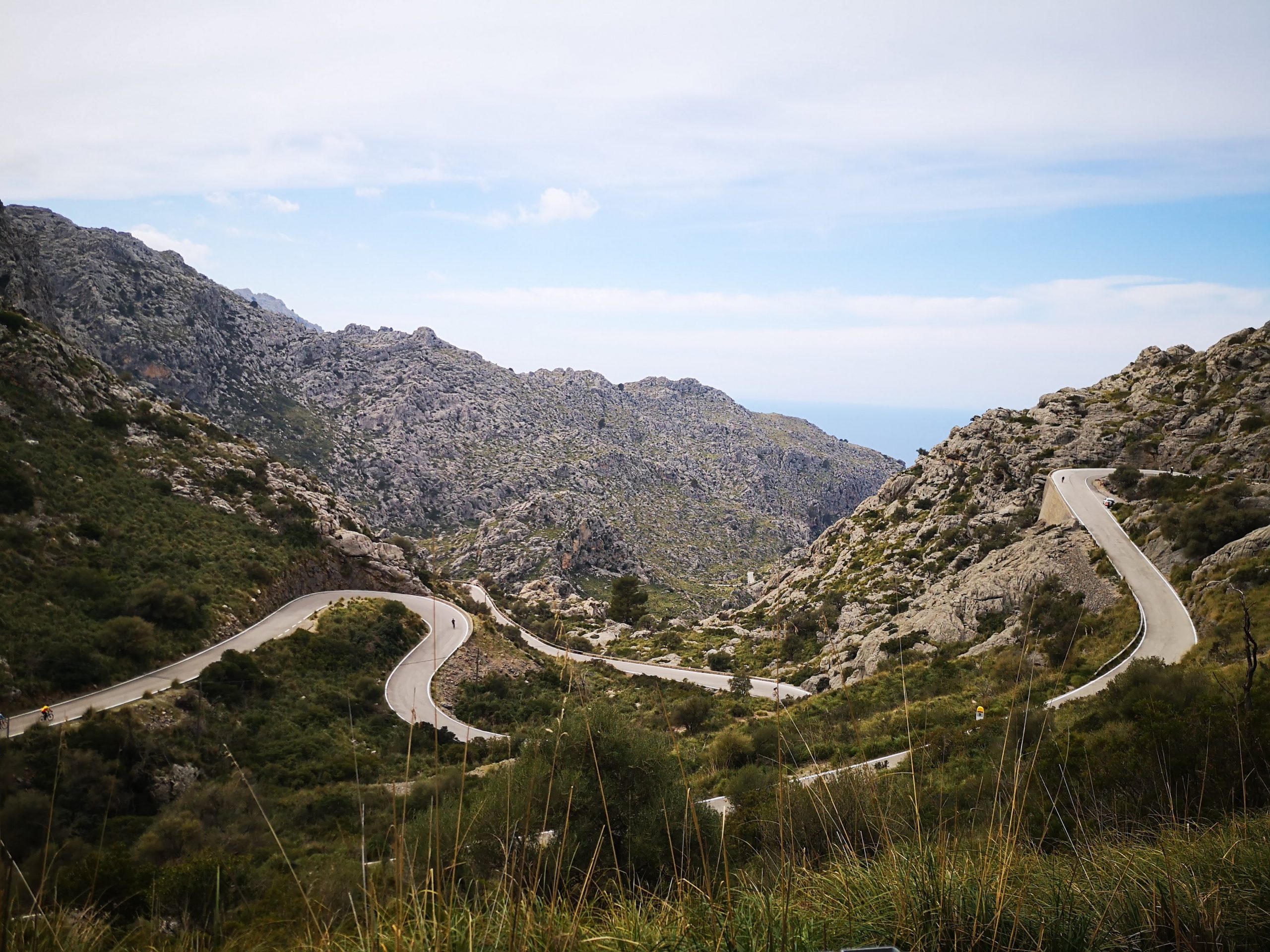 Calobra Straße Pass Serpentinen Mallorca