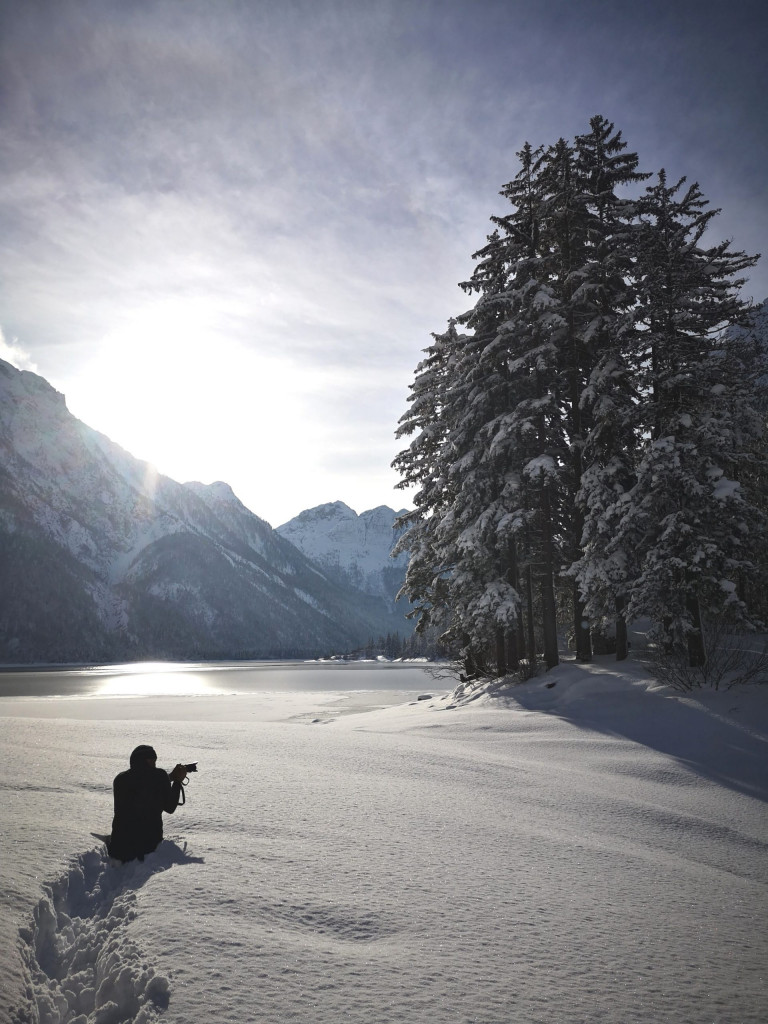 Predil Pass im Winter Fotospot Italien Pass Alpen