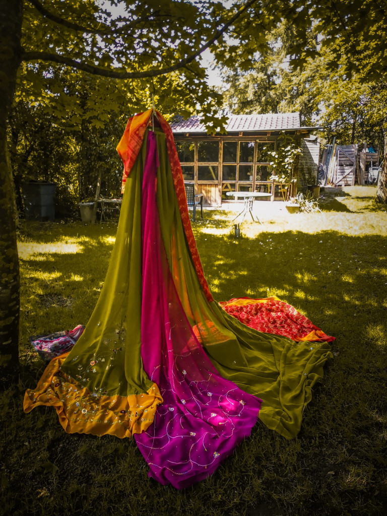 Sari Tipi Diy garten campen Indien