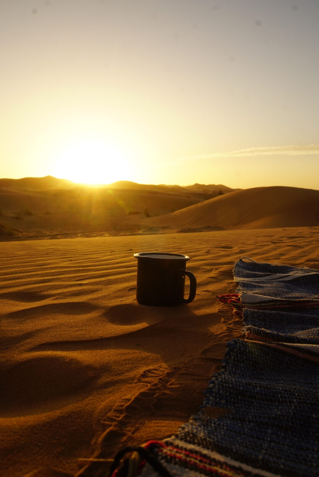 Sonnenaufgang Camping Haven la chance marokko