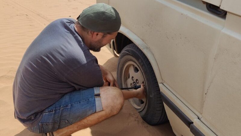 Sand kompressor hilfe festgefahren test
