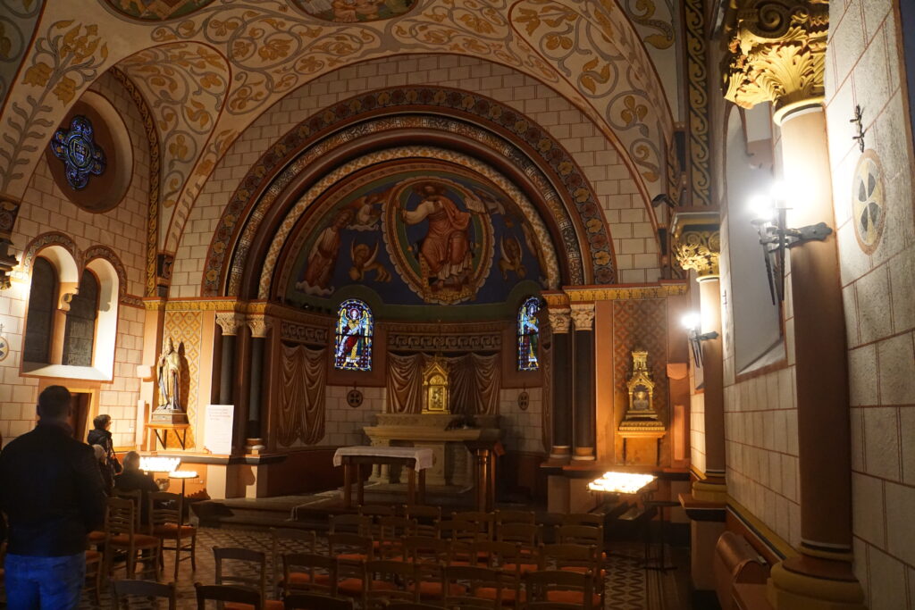 kapelle kirche eguisheim elsass leon papst burg