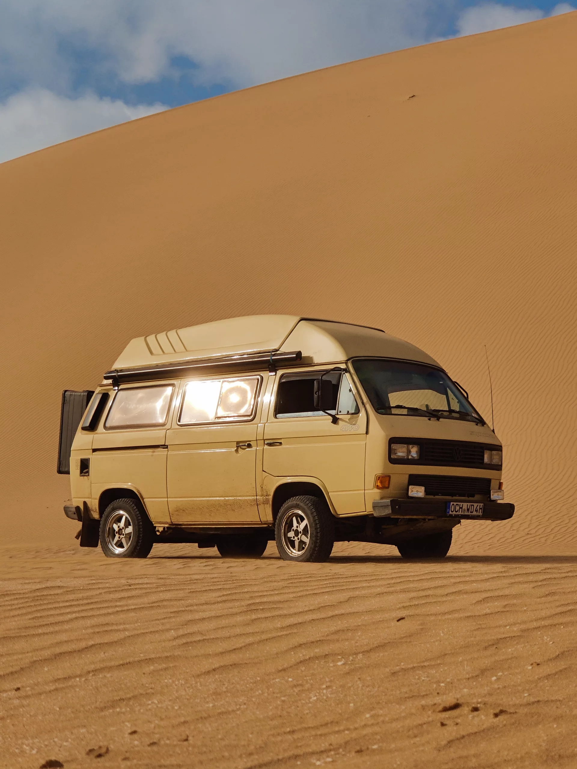 Plage Blanche SG 4 VW T3 Syncro Marokko Offroad