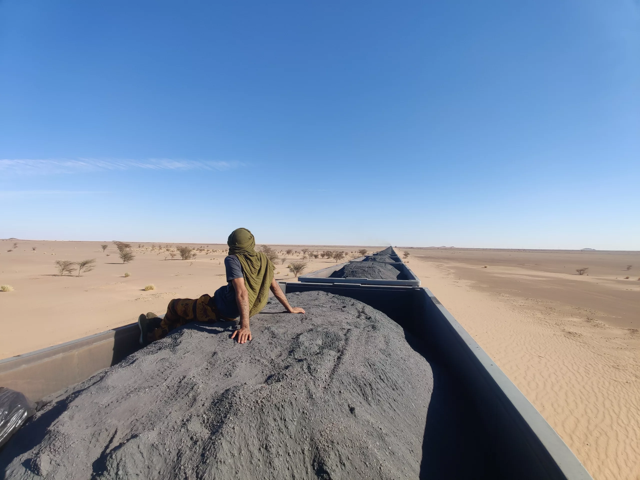 iron ore train mauritania abenteuer erzeisenzug fahrt