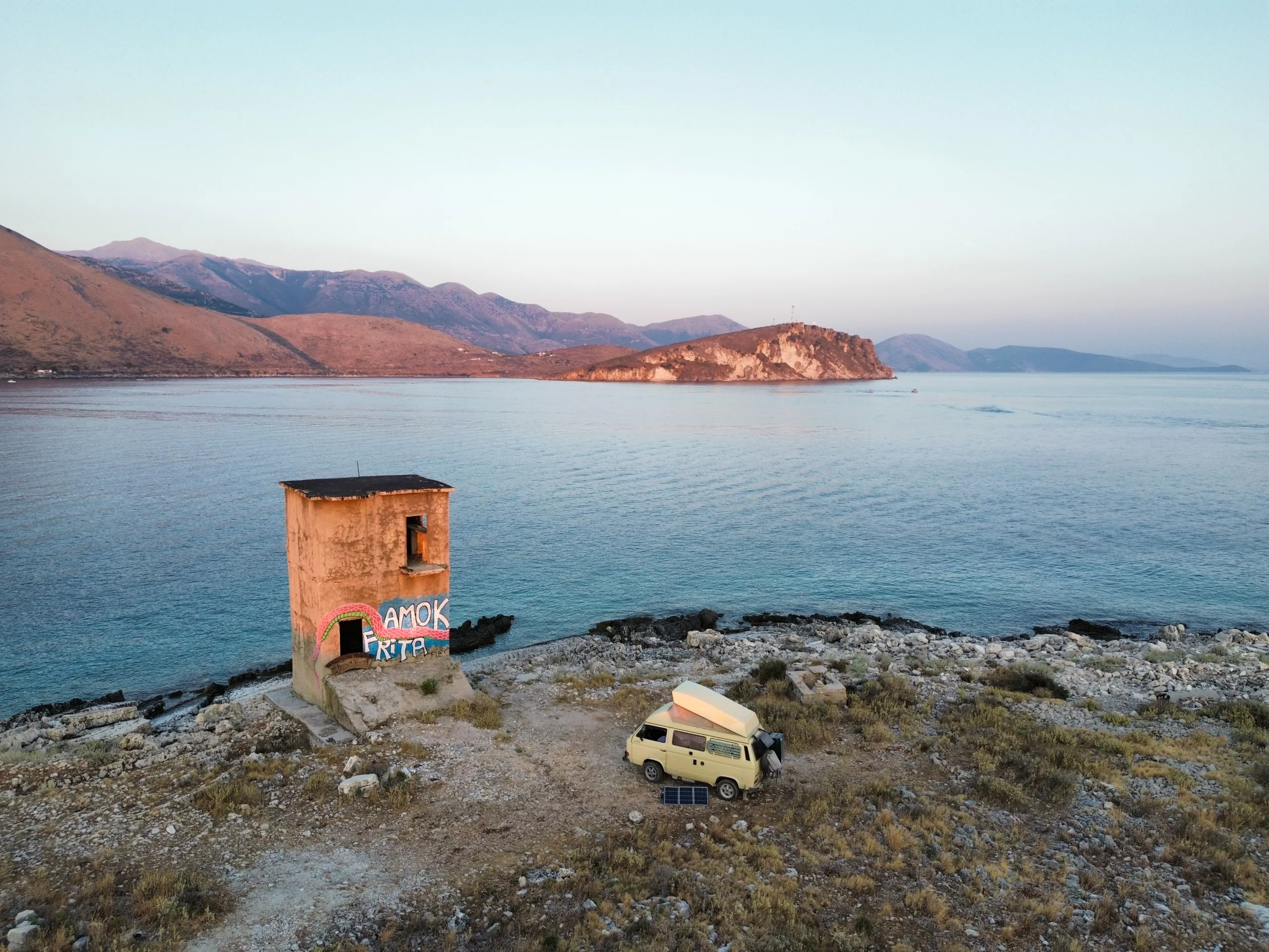 u-boot bunker vw t3 reise albanien