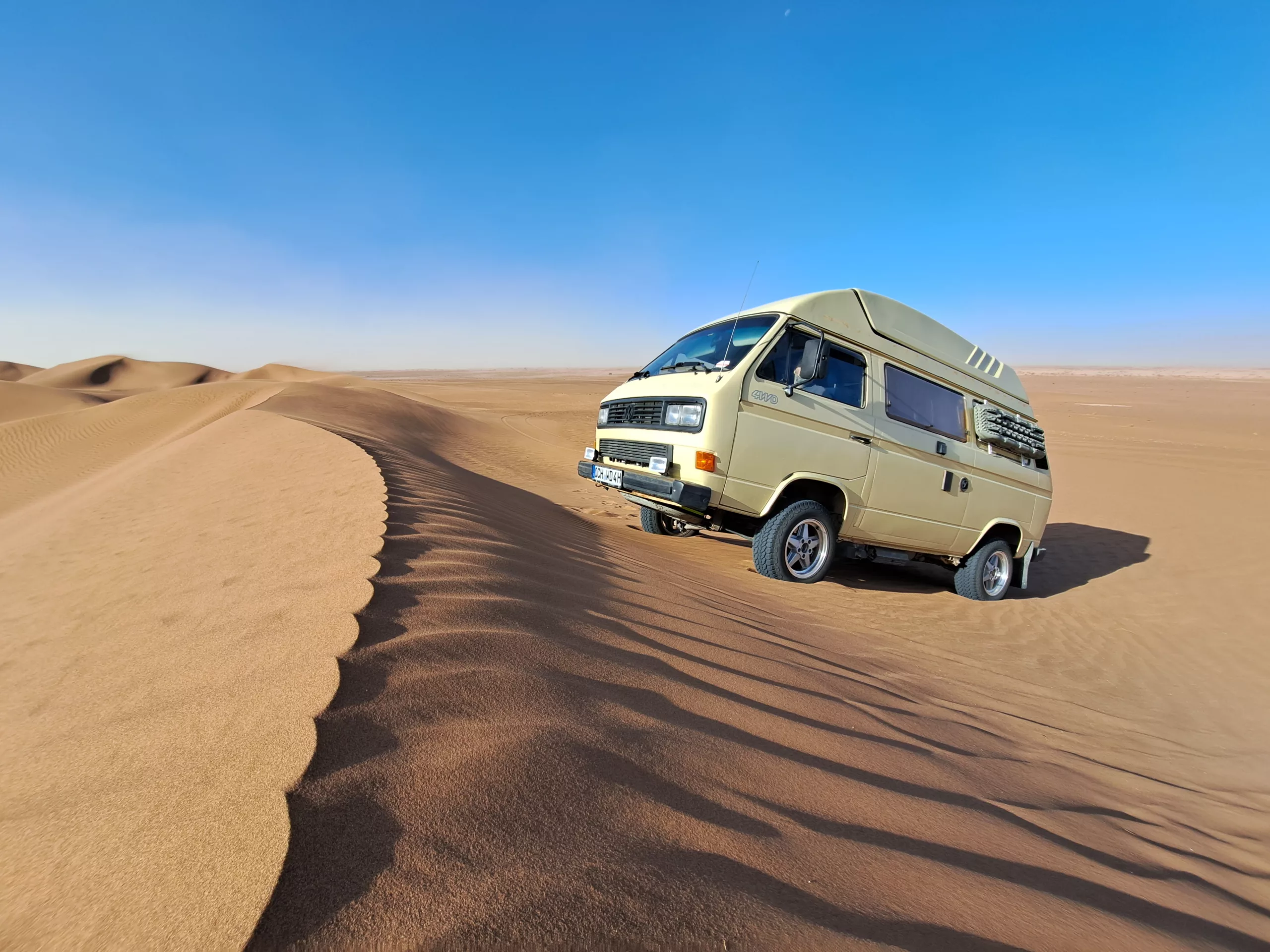 Marokko erg chegaga südroute trail lake iriki vw t3